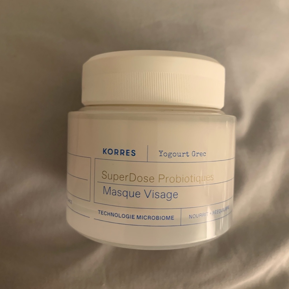NEW KORRES Greek Yoghurt Probiotic Superdose Face Mask